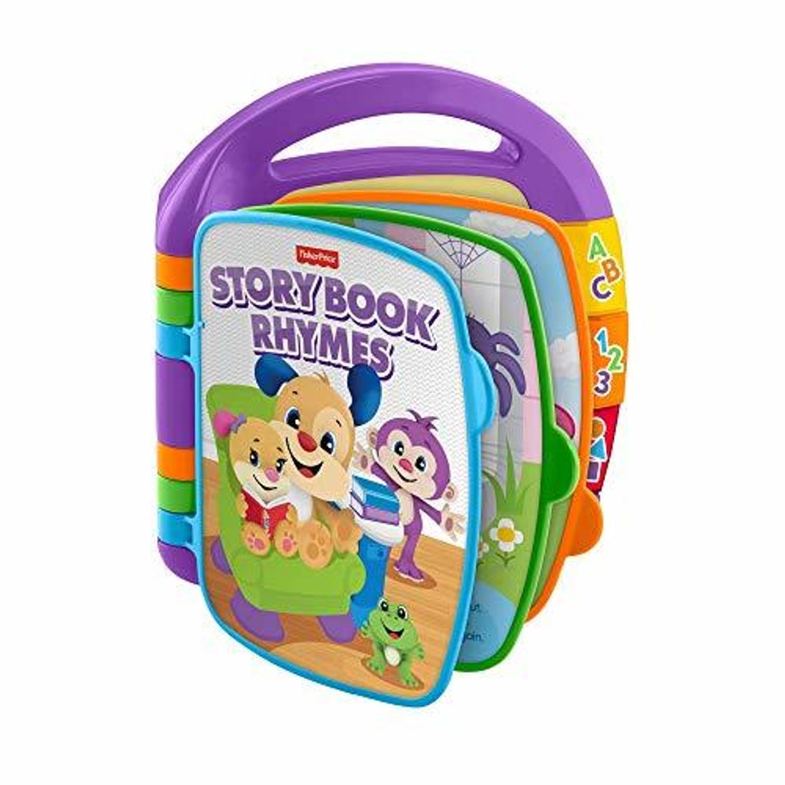Social Fisher-Price Libro interactivo de aprendizaje, juguete bebé +6 meses
