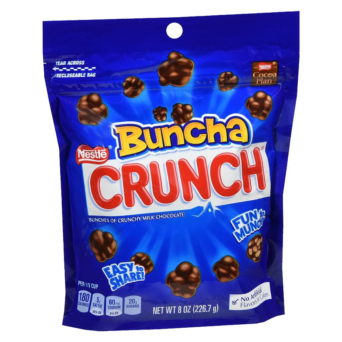 Productos Crunch Candy Stand-Up Bag Milk Chocolate