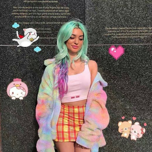 Pastel Colors Oversized Fuzzy Jacket Teddy Color Smoke effec