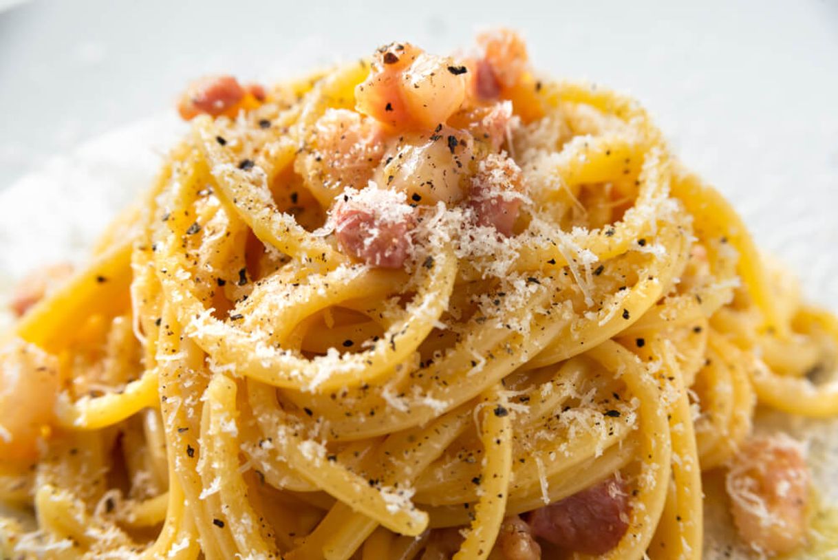 Moda Macarrão à carbonara 