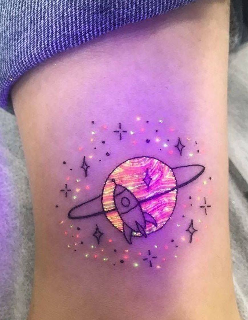 Moda Tatuagens Coloridas Ultravioletas 