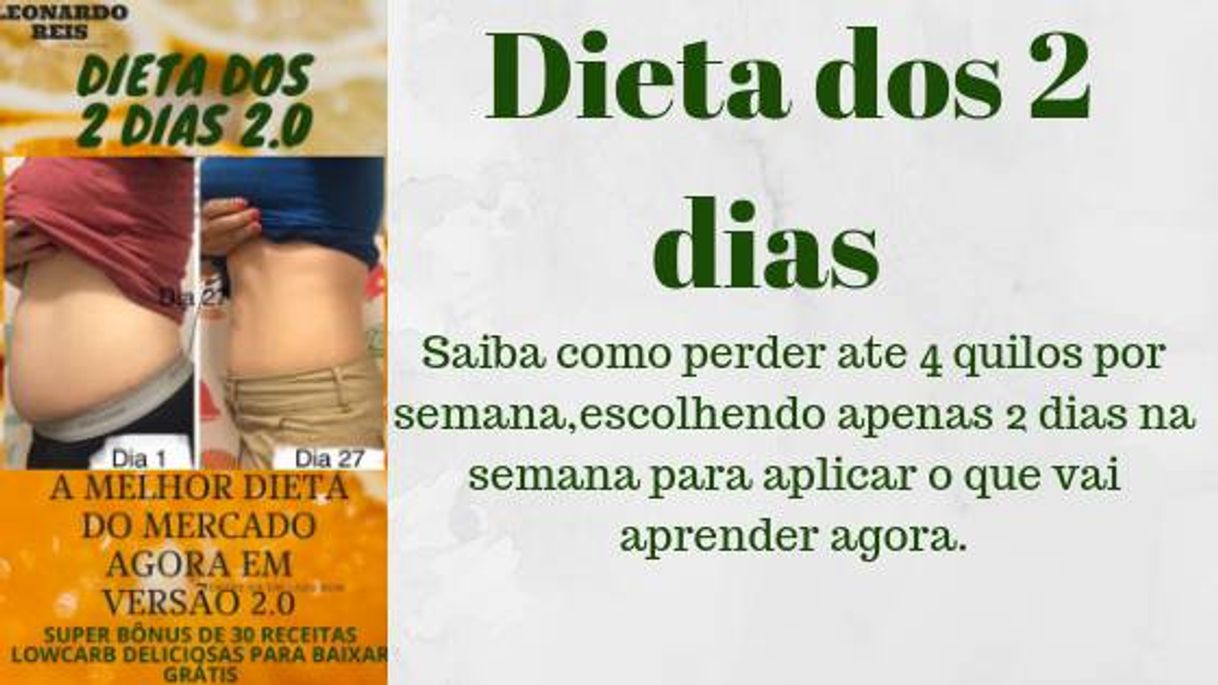 Social Dieta em 2 dias