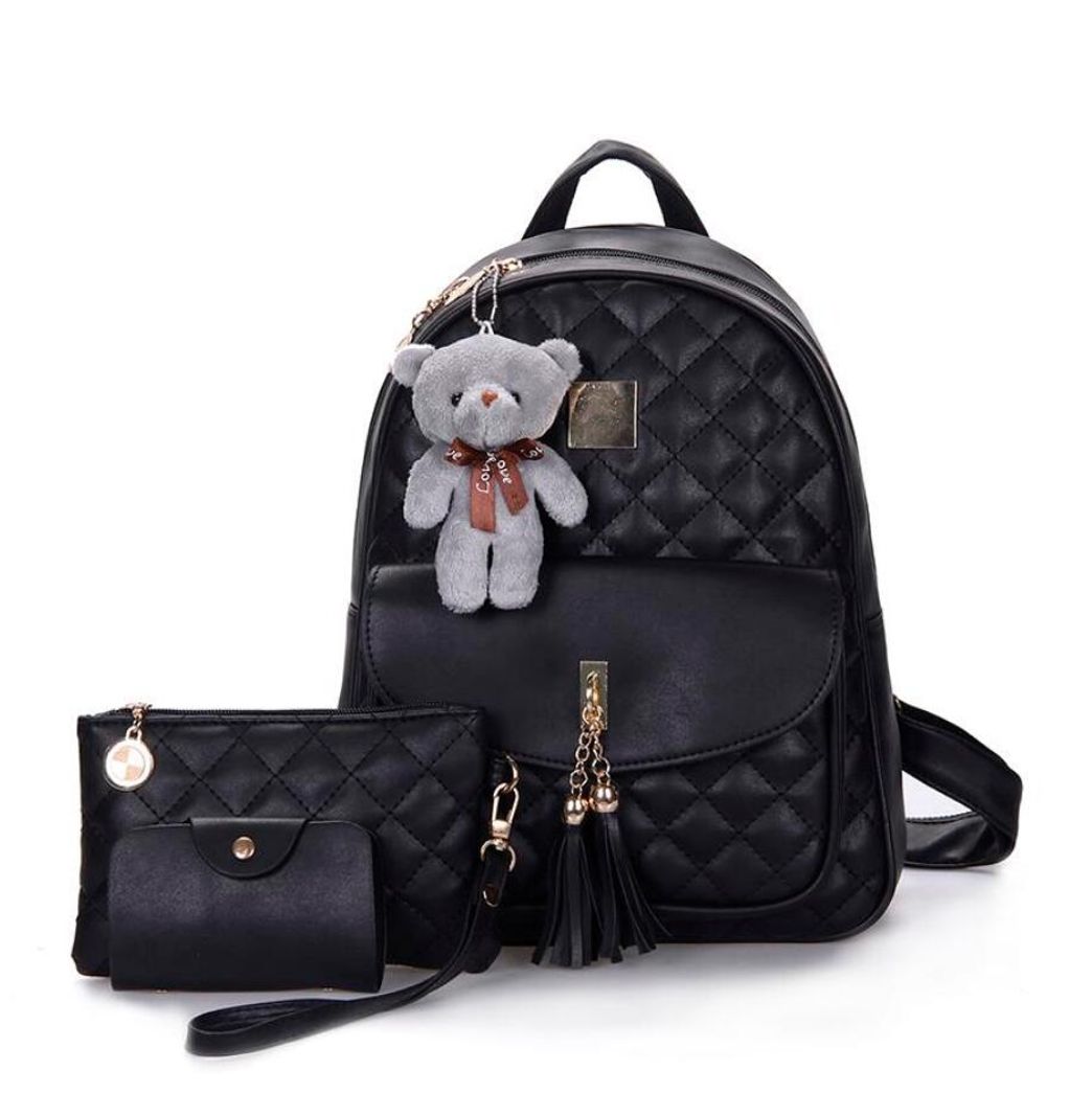 Lugar Las mujeres del estilo japonés mochilas geométrica Patchwork mochila femenina Famosa bolsa