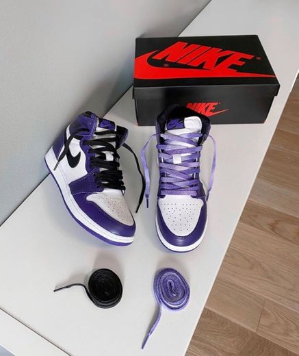 Jordan 1 Retro High Court Purple White