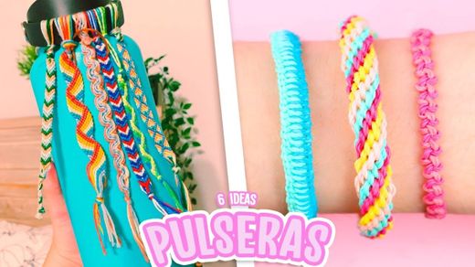 HAZ PULSERAS DE HILO. ES MUY FACIL Y NO GASTAS DEMASIADO