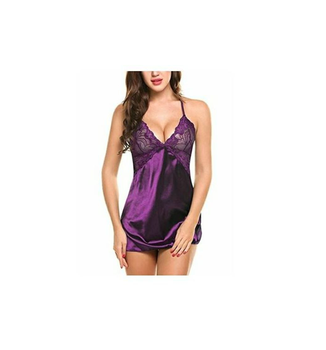 Social Avidlove Mujer Ropa Interior Lencería de Seda Picante Noche Erótica Encaje