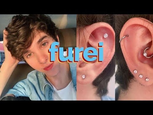 FIZ/FUREI 9 PIERCINGS!!! (doeu pra furar? eu chorei? ) - YouTube