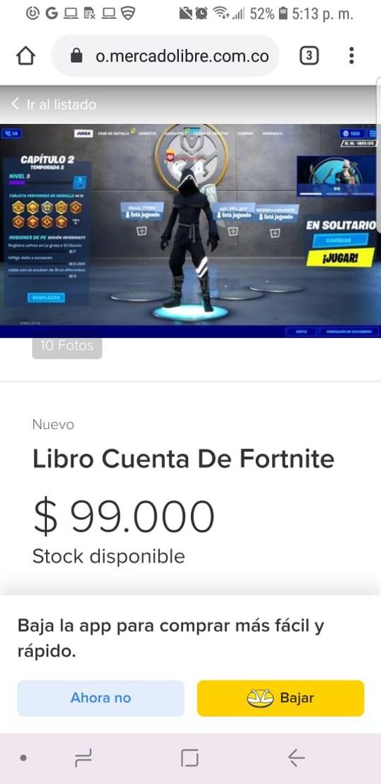 Nueva cuenta 
