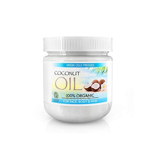 Aceite de coco virgen para el cabello hecho de coco puro sin