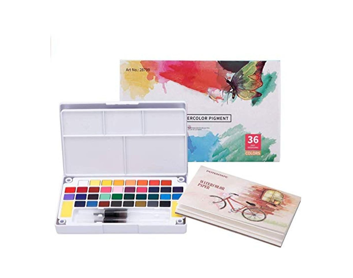 Social LAOYE - Set de Acuarelas de 36 Colores de Agua