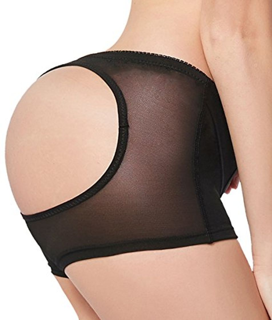 Fashion Everbellus Faja Reductora Braguita moldeadora Nalgas Push Up para Mujer Nero Large