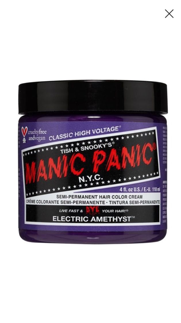 Producto Manic Panic🤘🏻