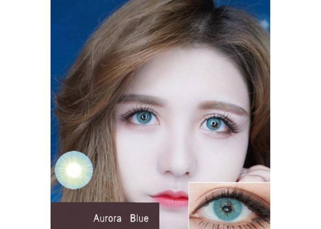 Fashion CIRCLE LENS AURORA
(AZUL AQUA Y GRISES) (tienda kichink,mex)