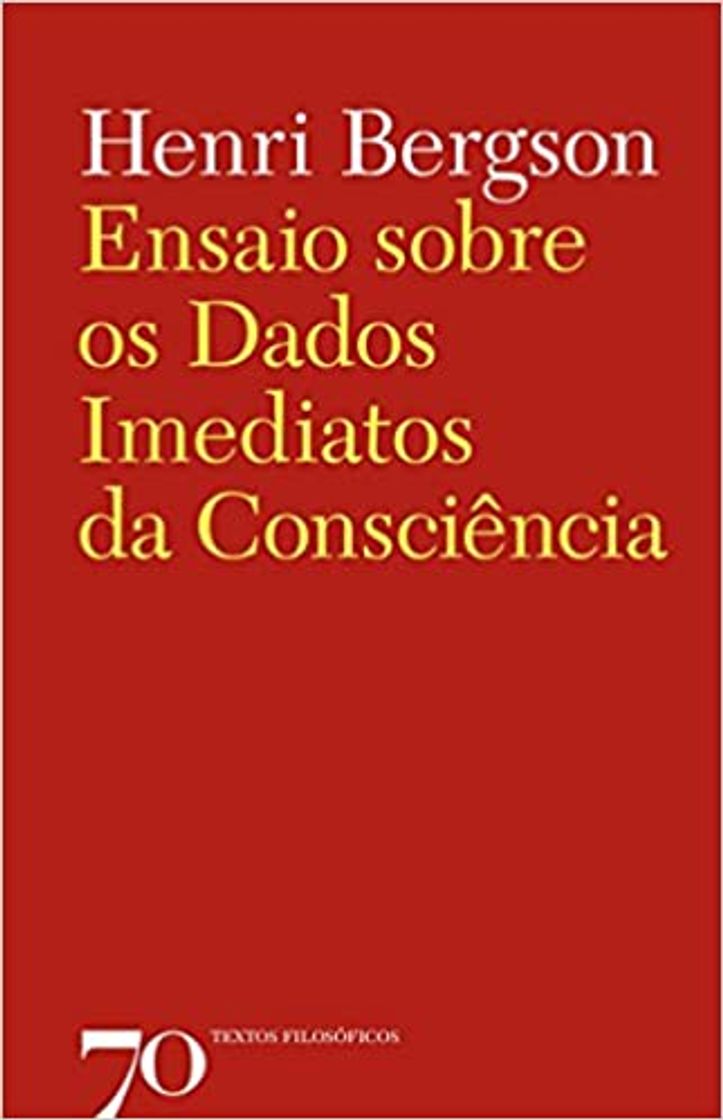 Book Ensaio sobre os dados imediatos da conciência 