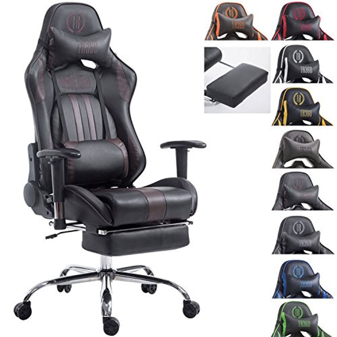 Social CLP Silla Racing XL Limit Tapizada en Cuero sintético I Silla Gaming