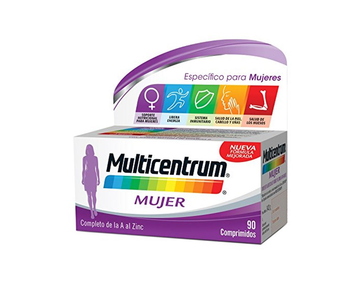 Belleza Multicentrum Mujer Complemento Alimenticio con 13 Vitaminas y 11 Minerales