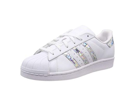 adidas Superstar J Zapatillas de Gimnasia Unisex Niños, Blanco