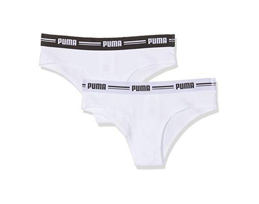 PUMA Brazilian Comd 2p Pack Braguita brasileña, Blanco