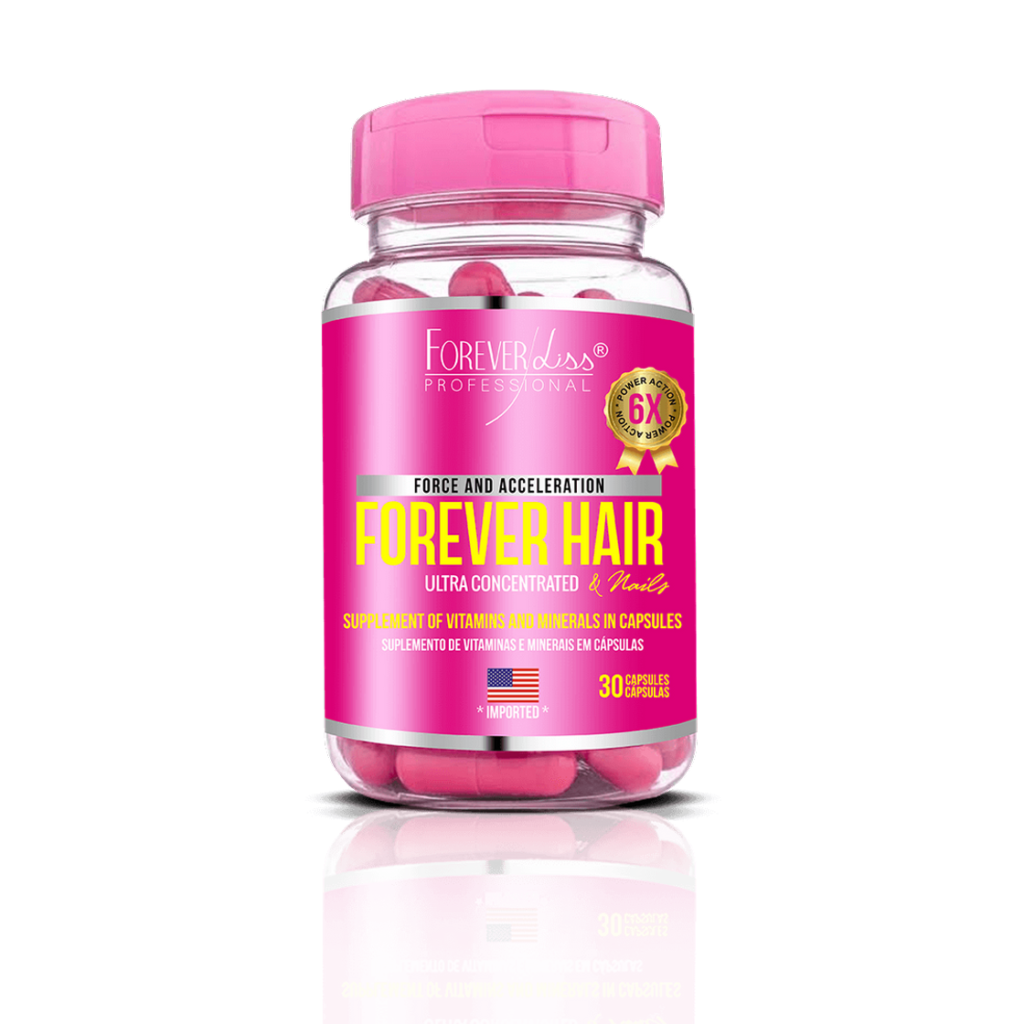 Product Forever Hair Crescimento Capilar Tratamento 30 Dias