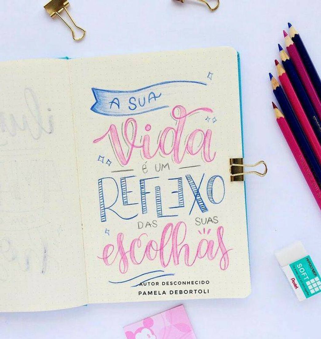 Moda Sua vida, suas escolhas | Lettering