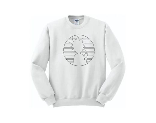 Sudadera morty blanca