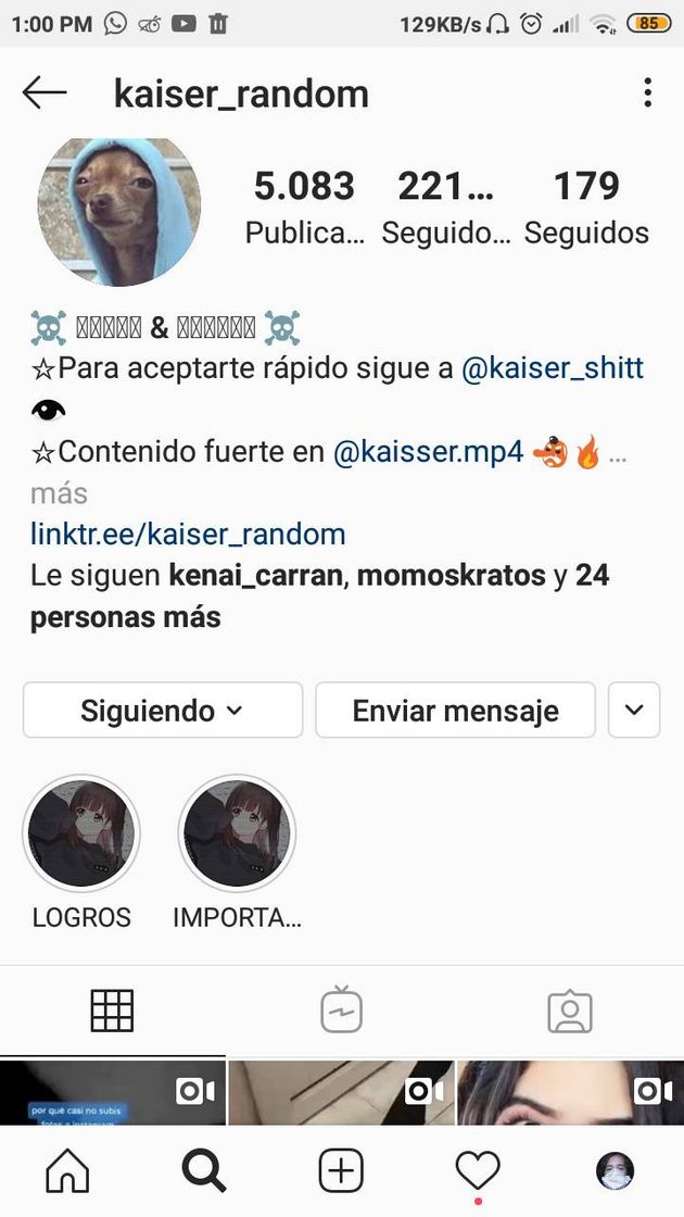 Social Kaiser_random (cuenta de memes)