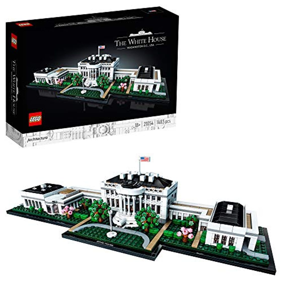 Productos LEGO Architecture - La Casa Blanca, Maqueta para montar coleccionable, puzzle para