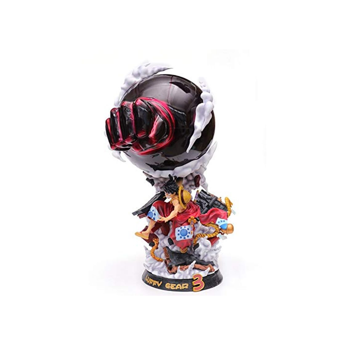 Social Anime One Piece Land of Wano Country Monkey D Luffy Gear 3 PVC Figura De Acción Colección Modelo Juguetes