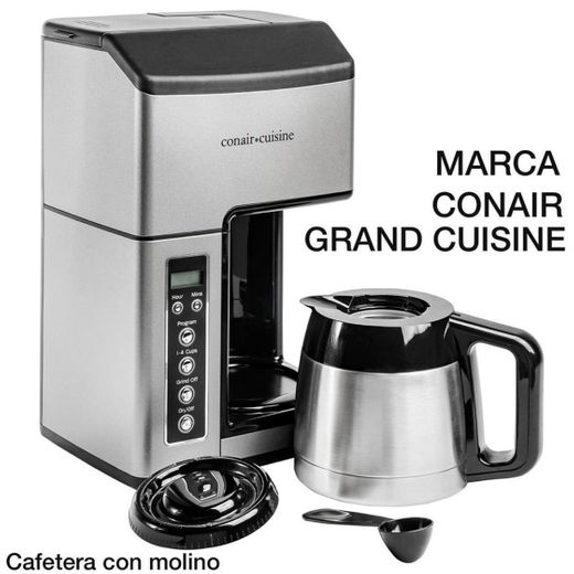 Cafetera con molino marca CONAIR GAND CUISINE