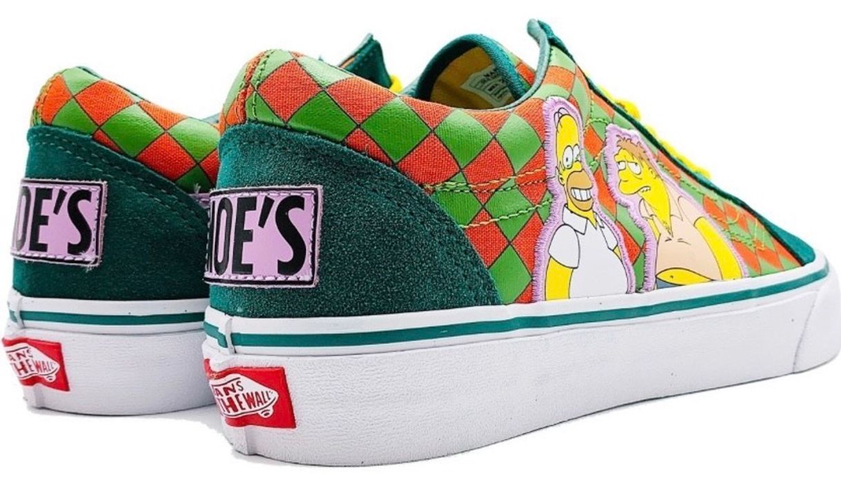 Moda Tenis vans x the simpson 