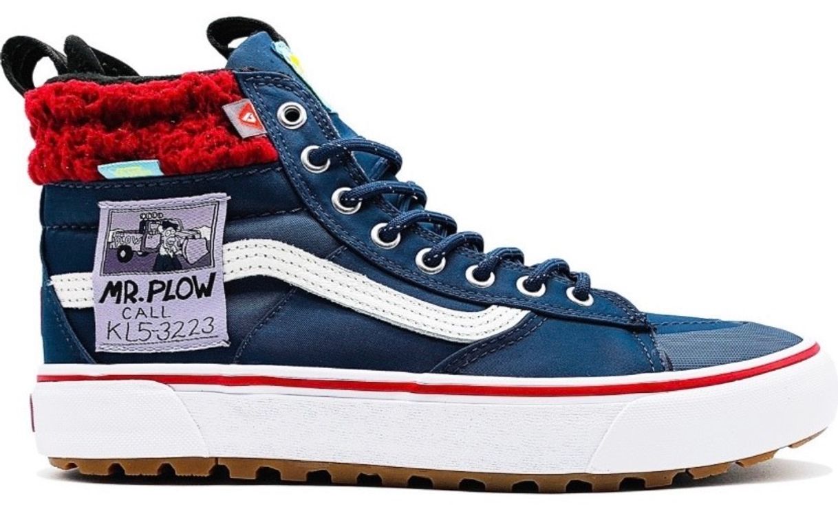 Social Tenis vans x the simpson Don barredora mr plow 