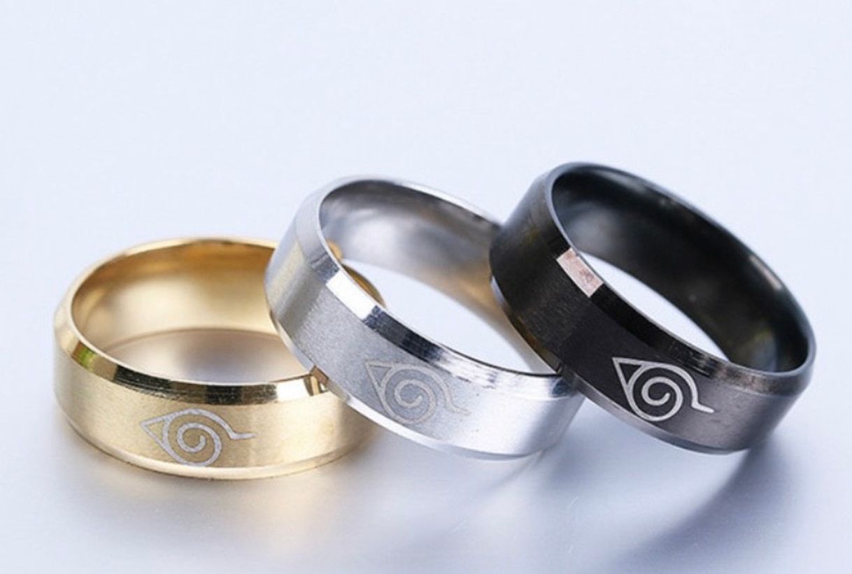 Anime Naruto Ring Cosplay Prop Men Ring Stainless Steel Hokage ...