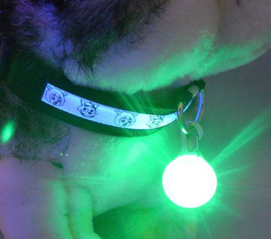 Fashion New LED Pet Dog Collar Pendant Night Safety Pendant Luminous ...