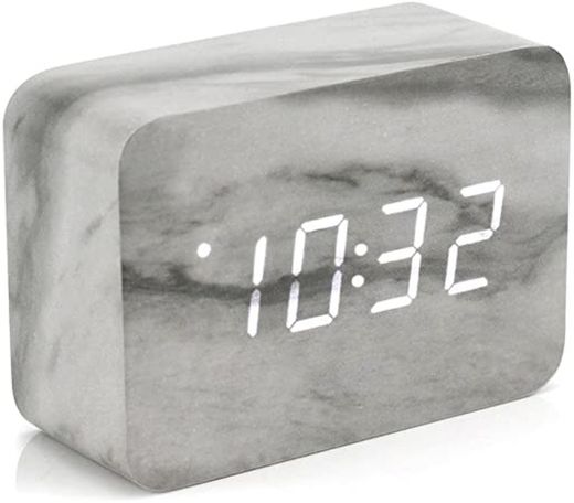 Marble Pattern Alarm Clock

