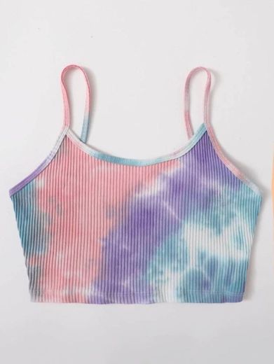 SHEIN Tie Dye Rib