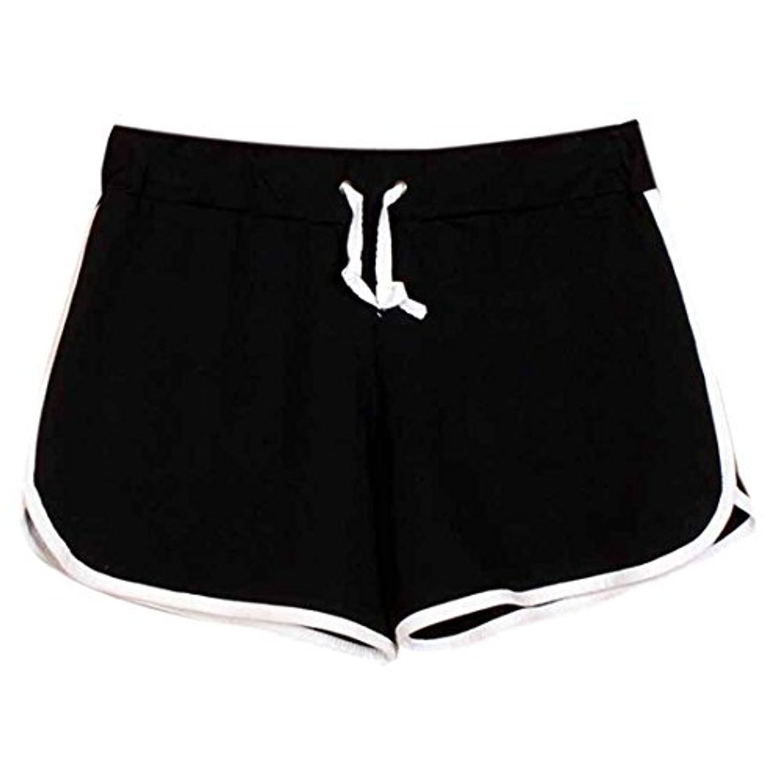 Social QIYUN.Z Mujeres del Lazo De La Cintura De Algodon Pantalones Cortos De