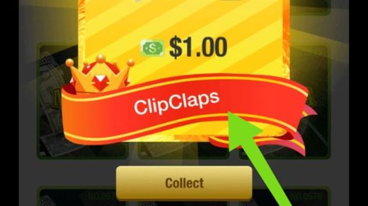 ClipClaps 1 dólar 