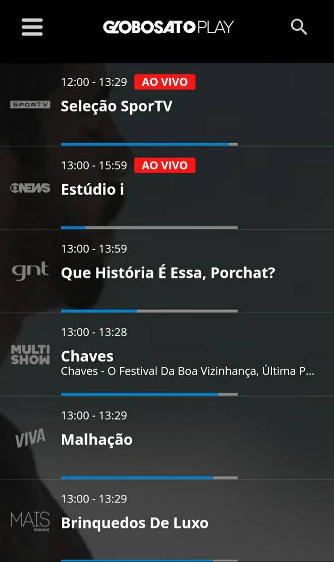 Social Filmes, séries e programas de TV online - Globosat Play