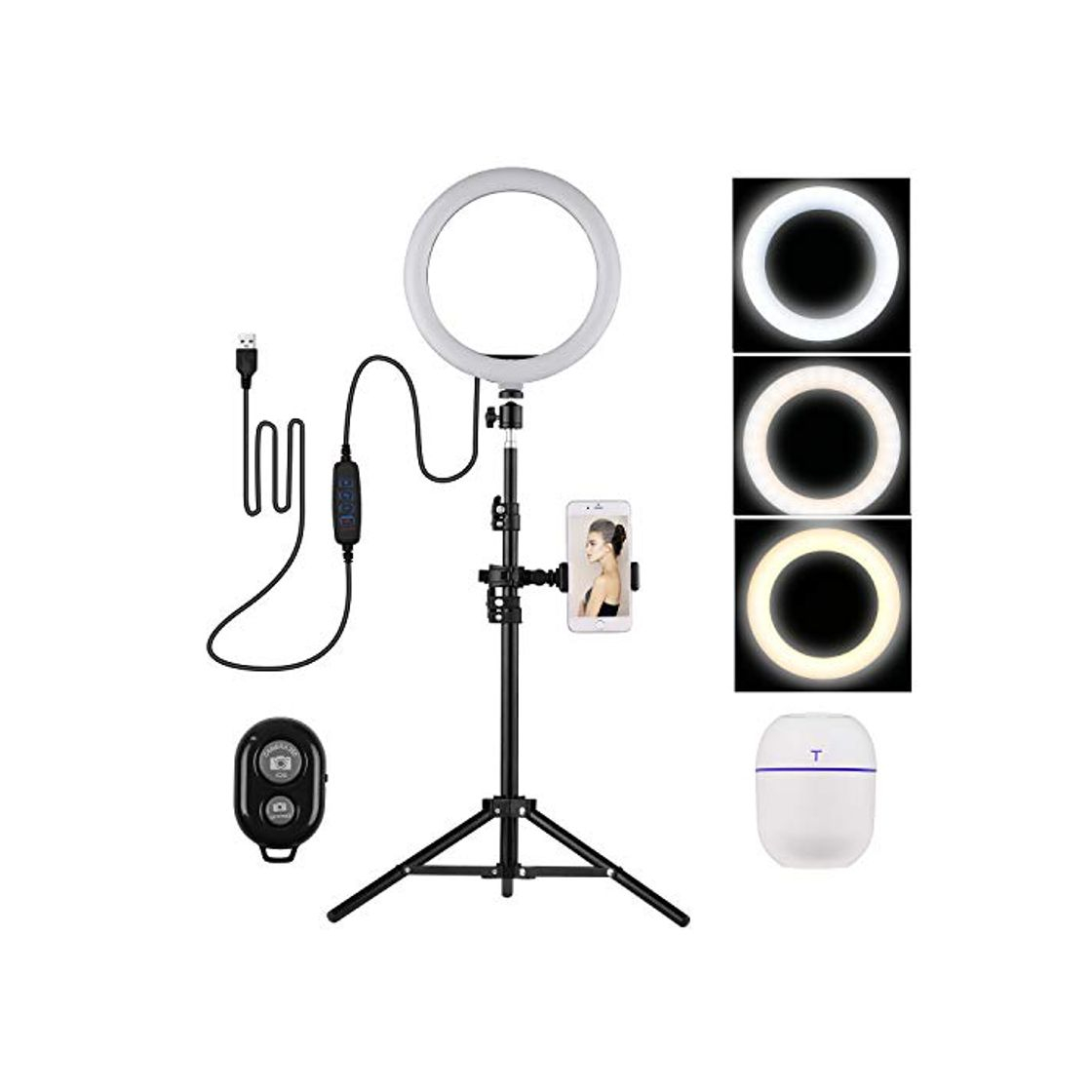 Product Andoer LED Ring Light 10 Pulgadas