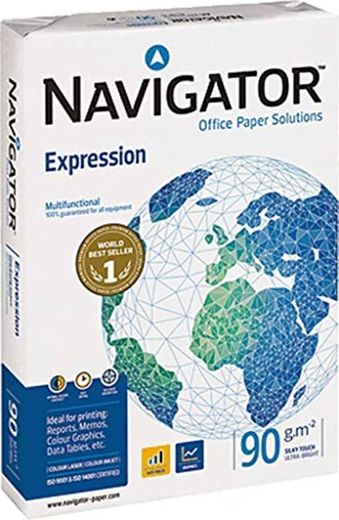 Navigator Expression COP090C1- Pack de 500 folios de papel para imprimir 90g/m²