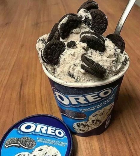 Sorvete oreo 