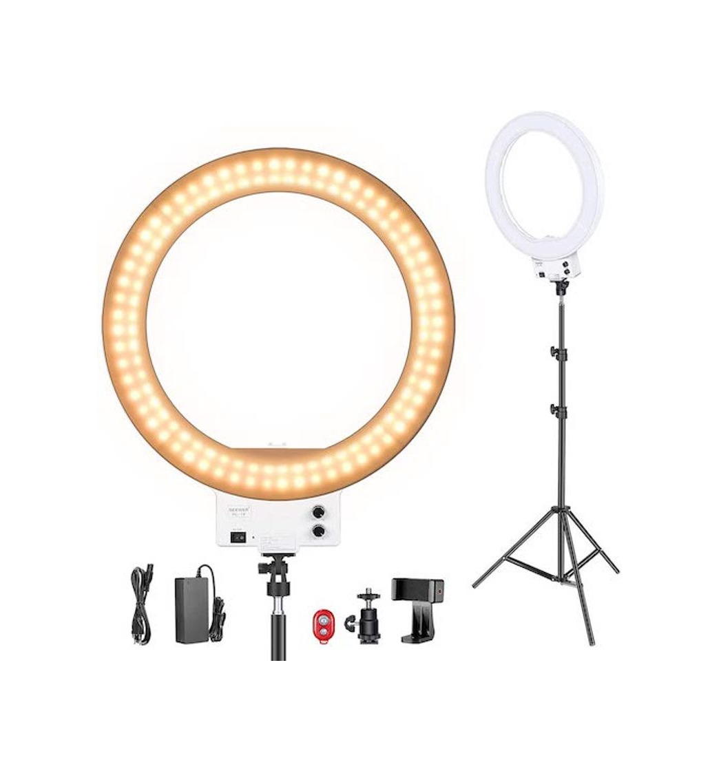 Electronic Neewer 36cm Exterior LED Anillo de Luz 36W 5500K con Soporte de