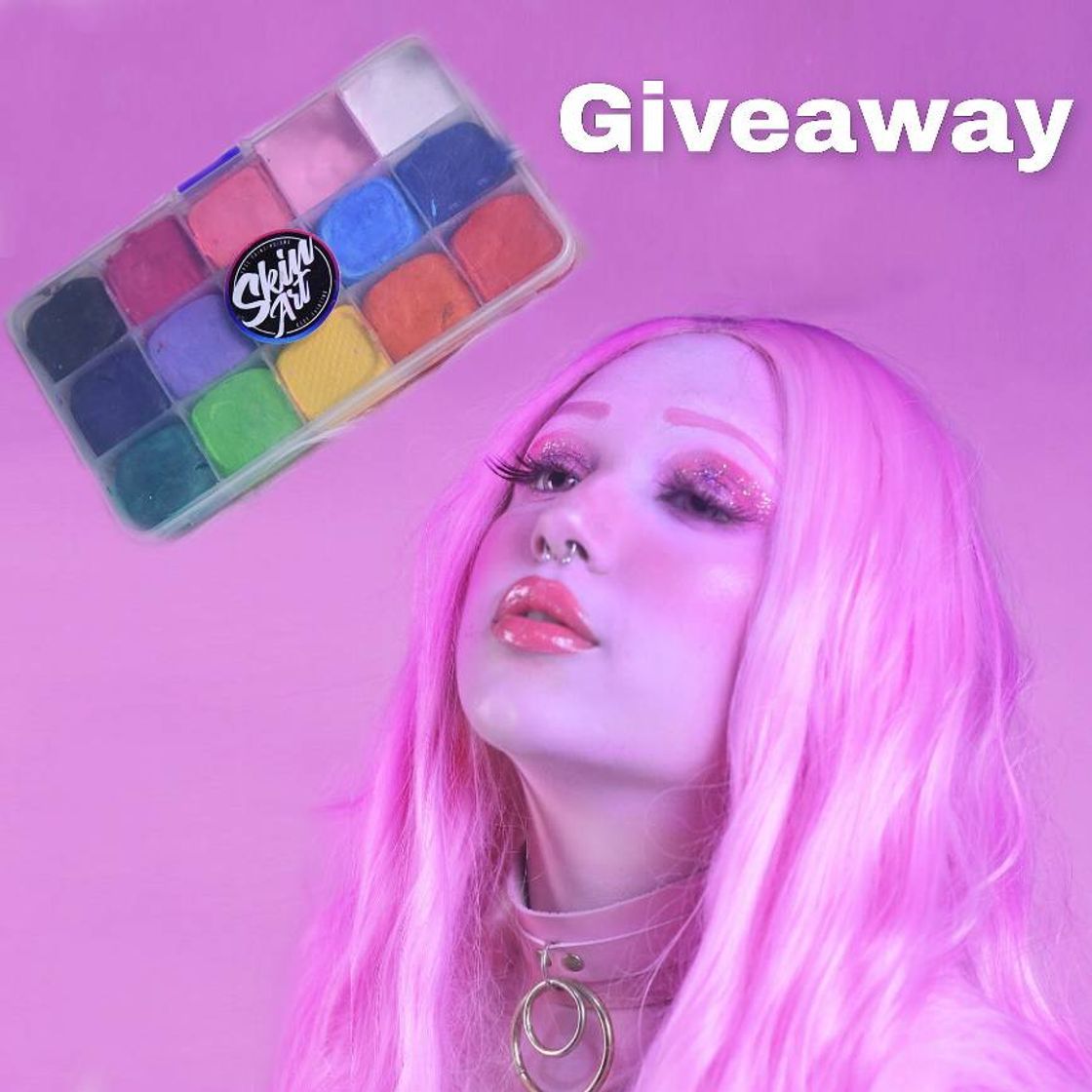 Social Giveaway pintura para maquillaje fantasía 
