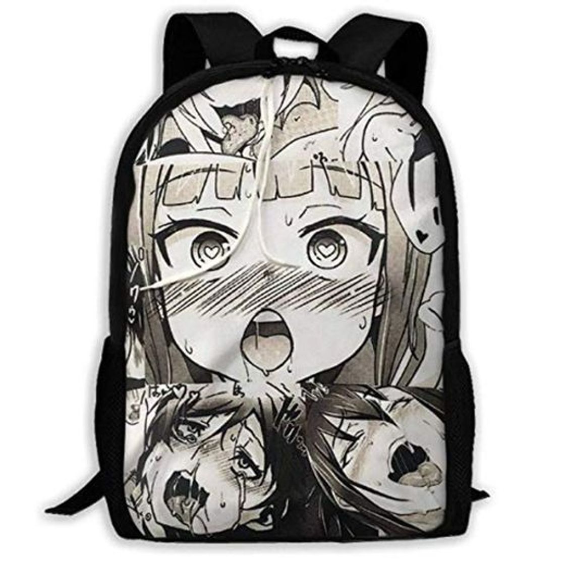 Social FGHJY Anime Ahegao Print Mochila para Adultos Mochila de Viaje Bolsas de Negocios Laptop Ligera para Estudiantes para Hombres y Mujeres
