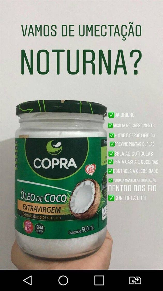 Moda Receita de óleo de coco🥥