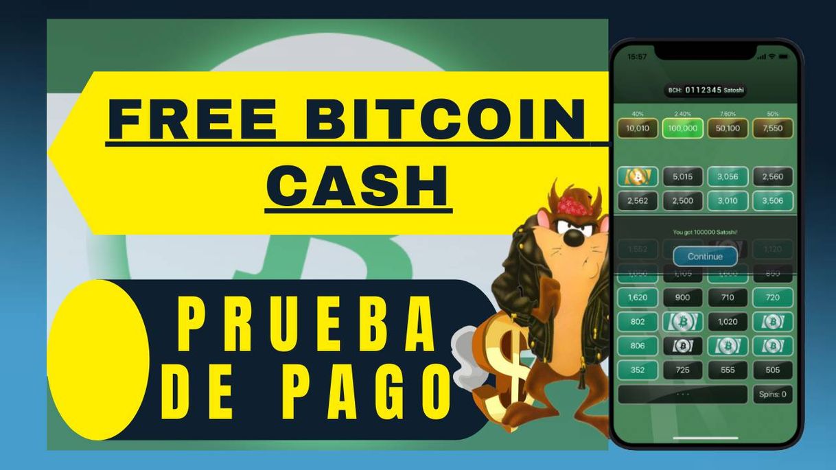 Apps APP PARA GANAR BITCOIN CASH, reclama cada hora !!!