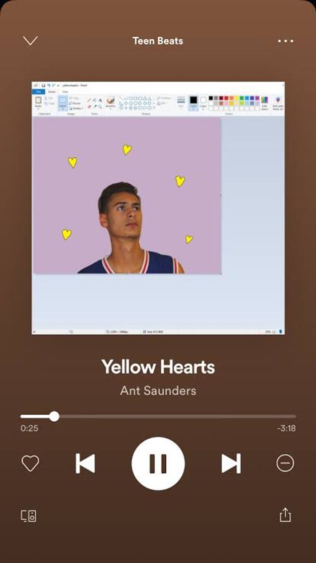 Music Yellow Hearts by Ant Saunders on Spotify