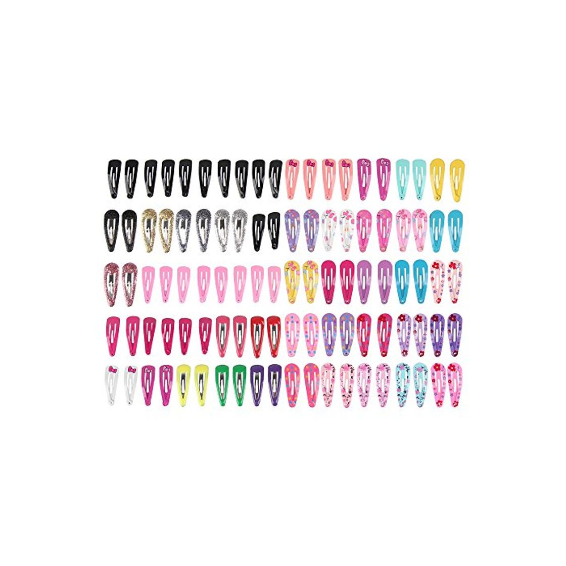 Producto Beauty7 100PCS Clips de Pelo Broche de Metal 3