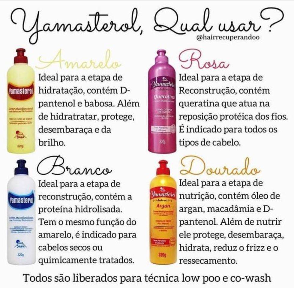 Qual Yamasterol usar? 🤔