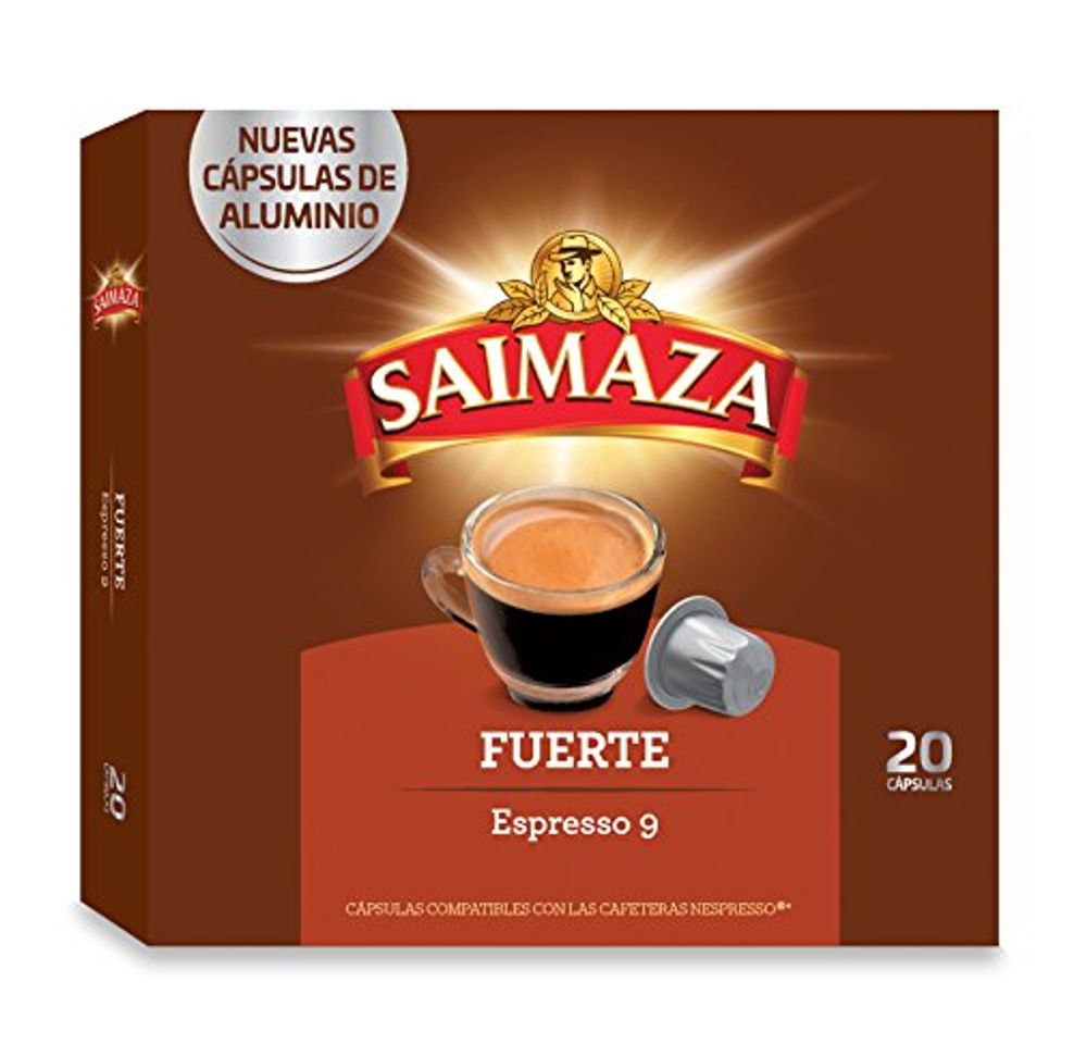 Products Saimaza Café Fuerte Espresso 9 - 200 cápsulas de aluminio compatibles con